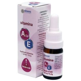 Vitamina A cu E - Solutie Orala, Renans Pharma, 10 ml