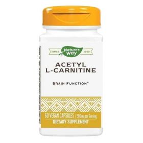 Acetyl L-Carnitine 500 mg Natures Way, Secom, 60 capsule