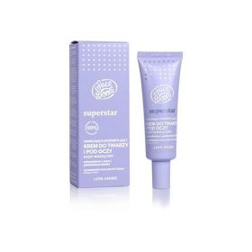 Crema pentru fata si zona ochilor, cu acid hialuronic si uleiuri naturale, iluminatoare, FaceBoom Superstar 50 ml