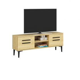 Comoda TV, Olivia, View, 120x48.2x29.6 cm, PAL, Maro