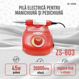 Freza electrica ZS-603 45W 35000 rpm, Rosu