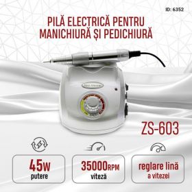 Freza electrica ZS-603 45W 35000 rpm, Silver