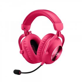 logitech LOGITECH HEADSET - PRO X 2 LIGHTSPEED Wireless Gaming Headset - MAGENTA - 2.4GHZ  EMEA28-935 (981-001275)