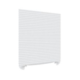 Jaluzea Plisata cu Sistem de Prindere Autoadeziv Glixicom 60 x 150 cm Alba