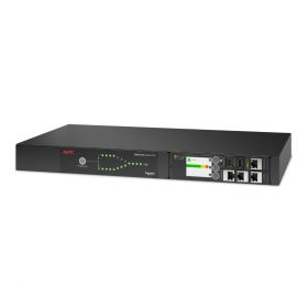 APC Rack ATS, 230V, 16A - C20 in, (8) C13 & (1) C19 out (AP4423A)