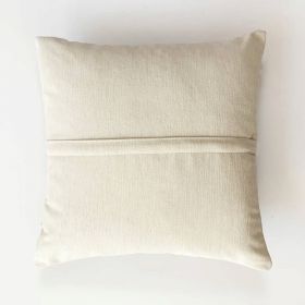 Husa de perna, Bethany Punch Pillow Cover, 43x43 cm, Material: 20% in, 80% poliester, Turcoaz / Gri / Bleumarin
