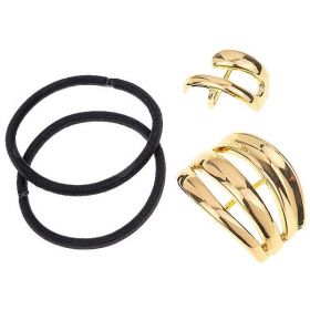 Set 4 Accesorii pentru Prinderea Parului - Lucy Style 2000 Lady1020 Gold, 1 set