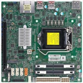 Supermicro MBD-X12SCV-W-O [NR]X12SCV-W, Mini ITX, Comet LakePCHW480E,LGA1200,PCIex16,D (MBD-X12SCV-W-O)