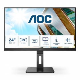 AOC 61cm/24' (1920x1080)  Pro-line 24P2QM 16:9 FHD 75Hz 4ms HDMI DVI DP VGA Speaker Pivot Black (24P2QM)