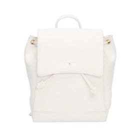 Rucsac Alb cu Snur si Cusaturi - Diana&amp;Co Firenze