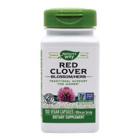 SHORT LIFE - Red Clover - Nature&#039;s Way Blossom/Herb, 100 capsule