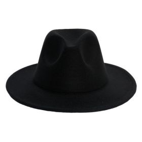 Palarie Joy Neagra Fetru Model Cowboy