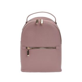 Mini-Rucsac Saffiano Roz Imitatie