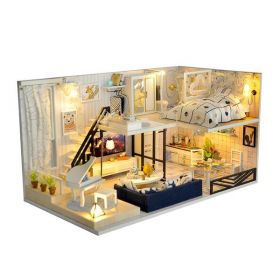 Joc interactiv, macheta casuta de asamblat, miniatura, Casa cu pian, DIY