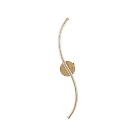 Aplica de perete, Fresno, 119FRS1111, Metal, Auriu