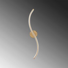 Aplica de perete, Fresno, 119FRS1111, Metal, Auriu