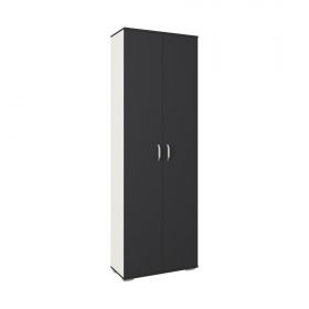 Dulap Como, 2 Usi, Antracit/Alb, L 66 x l 35 x H 200 cm