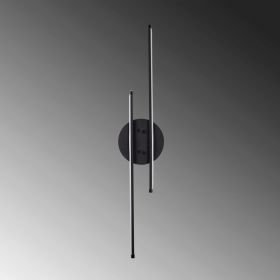 Aplica de perete, Fresno, 119FRS1110, Metal, Negru