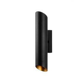 Aplica de perete, Fulgor, 942FLG1276, Metal, Negru/Auriu