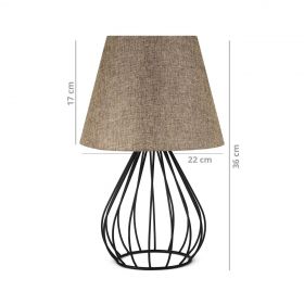 Lampa de masa, Insignio, 780SGN1903, PVC, Maro