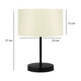 Lampa de masa, Insignio, 780SGN2571, Metal, Crem