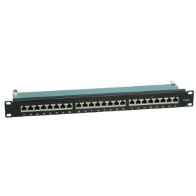 LOGILINK - Patch panel UTP CAT6 24-porturi negru