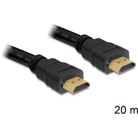 Delock Cable High Speed HDMI with Ethernet - HDMI A male &gt; HDMI A male 15 m