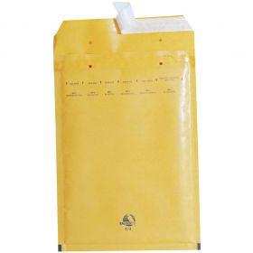 Plic cu protectie, 270 x 360 mm (interior), kraft, banda silicon, 100 bucati/cutie