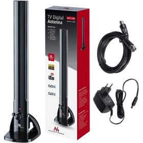 Maclean MCTV-930 Indoor Antenna TV Radio HDTV DVB-T2 DVB-T LTE DAB FM 100dBuV