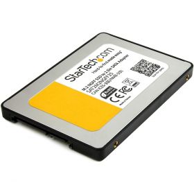 M.2 (NGFF) SSD to 2.5in SATA III Adapter - Up to 6 Gbps - M.2 SSD Converter to SATA with Protective Housing (SAT2M2NGFF25) - storage controller - SATA 6Gb/s - SATA