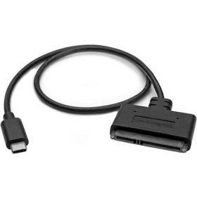 USB C to SATA Adapter - External Hard Drive Connector for 2.5 SATA Drives - SATA SSD / HDD to USB C Cable (USB31CSAT3CB) - storage controller - SATA 6Gb/s - USB 3.1 (Gen 2)