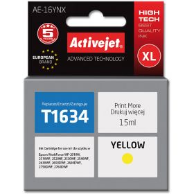 Compatibil AE-16YNX for Epson printer, Epson 16XL T1634 replacement; Supreme; 15 ml; yellow