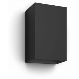 Aplica de perete pentru exterior Hue Outdoor Resonate, negru