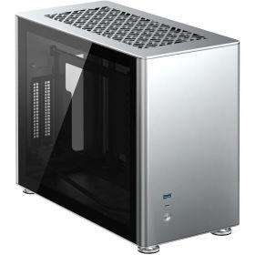 A4 Mini-ITX , Tempered Glass - Argintiu