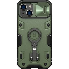 CamShield Armor Pro Magnetic MagSafe Cover with Camera Cover Dark Green