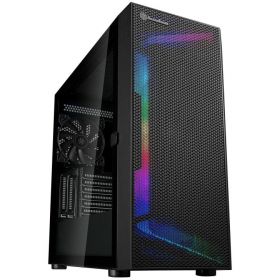 SST-SEH1B-G - SETA H1 Midi-Tower, Tempered Glass - Negru