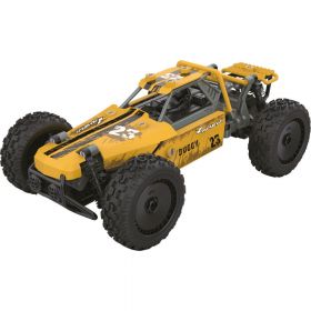 RC Auto Oldschool Buggy DIY/Ohne Akku 63Teile gelb/8+