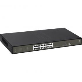 16x GE GES-2118P 2xGSFP 19 230W 16xPoE+