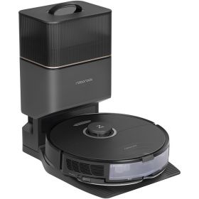 Aspirator robot S8 Plus, S8P52-00, aspirator si mop, 5200 mAh, 6000Pa, 350 ml, 4 senzori, 4 harti, 50 W, 180 min autonomie, Negru, Li-Ion 5200 mAh