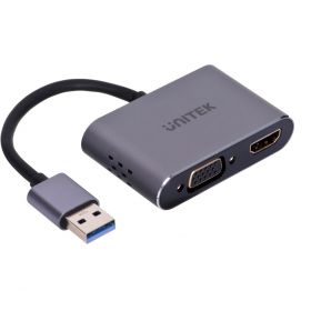 USB-A - HDMI &amp; VGA, FULL HD, M/F