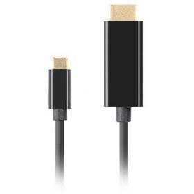 USB-C(M)-&gt;HDMI(M) 1M 4K 60HZ BLACK