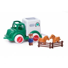 Horse transport vehicle with figures Jumbo Viking Toys
