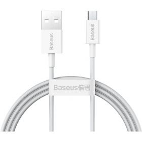 Superior Series USB to micro USB, 2A, 1m (Alb)