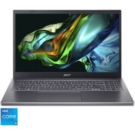 15.6&#039;&#039; Aspire 5 A515-58M, FHD IPS, Procesor Intel Core i5-1335U (12M Cache, up to 4.60 GHz), 16GB DDR5, 512GB SSD, Intel Iris Xe, No OS, Steel Grey