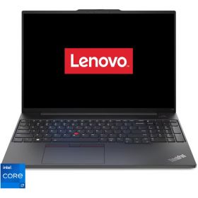 16&#039;&#039; ThinkPad E16 Gen 1, WUXGA IPS, Procesor Intel Core i7-13700H (24M Cache, up to 5.00 GHz), 32GB DDR4, 1TB SSD, Intel Iris Xe, No OS, Graphite Black