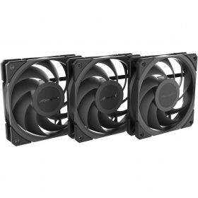 120 Jetstream PWM - 3 -Pack, Negru