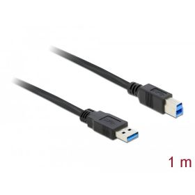 cu conector tată USB 3.0 Tip-A &gt; conector tată USB 3.0 Tip-B, de 1,0 m, negru