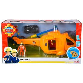 Wallaby II helicopter with Fireman Sam figurine