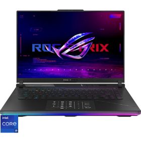 Gaming 16&#039;&#039; ROG Strix SCAR 16 G634JZR, QHD+ Mini LED 240Hz G-Sync, Procesor Intel Core i9 14900HX (36M Cache, up to 5.80 GHz), 64GB DDR5, 2TB SSD, GeForce RTX 4080 12GB, No OS, Off Black