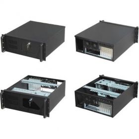 Gembird 19&#039;&#039; Rack-mount server chassis (4U), 7 PCI on/off, black